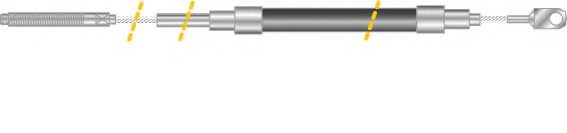 MGA KC4140 Cable, parking brake